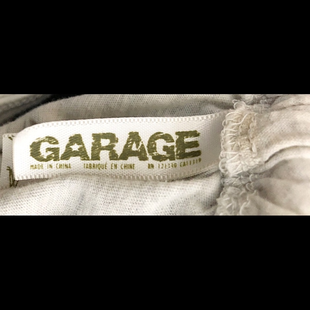 GARAGE- Racerback Light Grey Tank Top - Picture 6 of 7